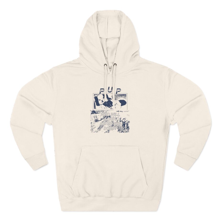 Pup the Desolation of Dog Three-Panel Fleece Hoodie