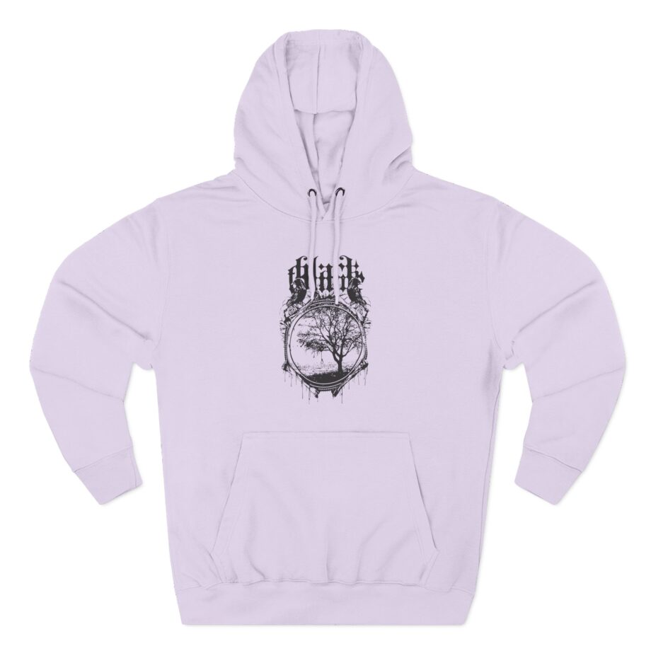 Black Tongue Murder Of Crows Three-Panel Fleece Hoodie