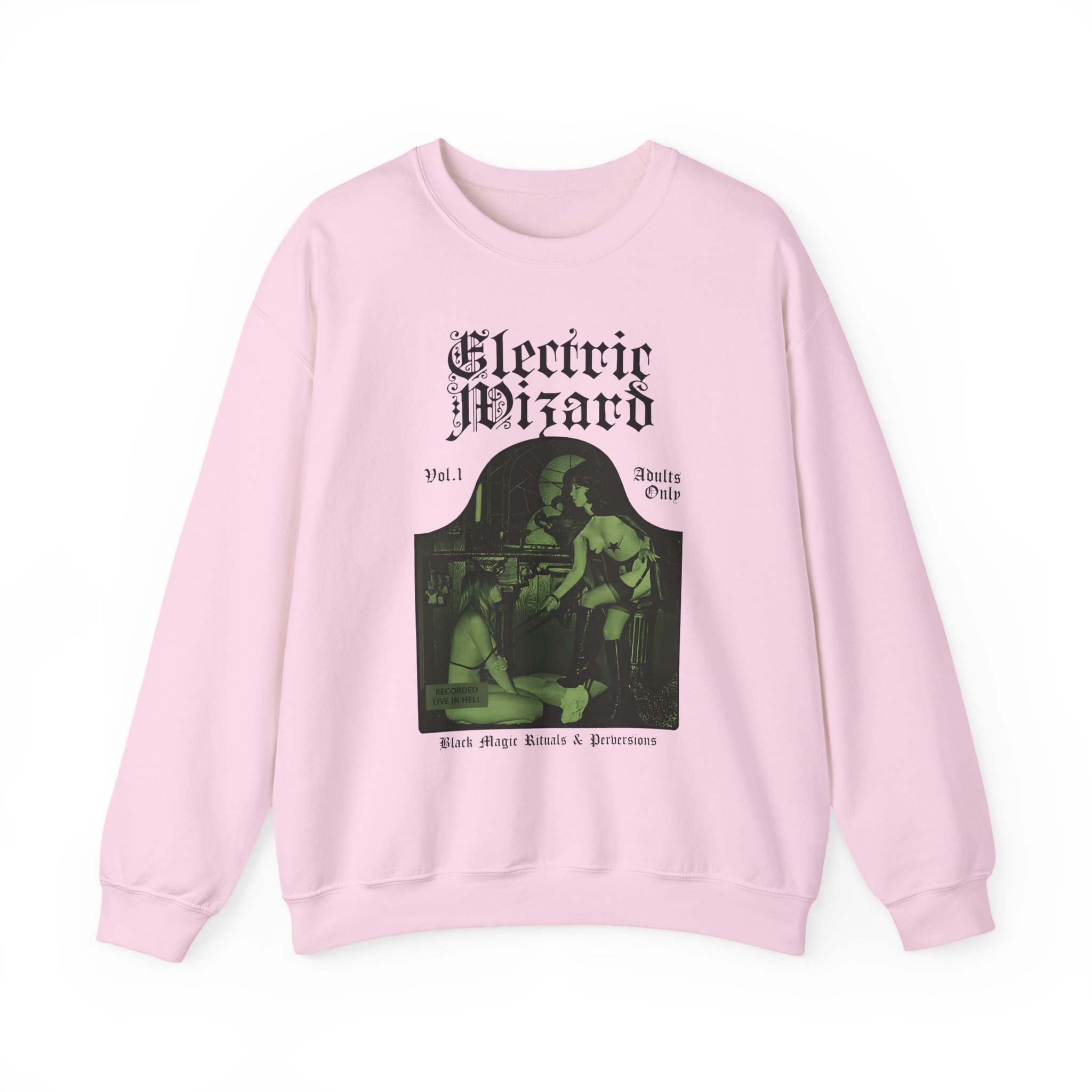 Electric Wizard Black Magic Rituals & Perversions Unisex Heavy Blendâ„¢ Crewneck Sweatshirt
