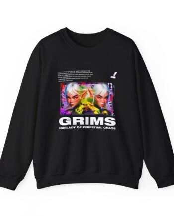 Grimes Our Lady of Perpetual Chaos Unisex Heavy Blend Crewneck Sweatshirt