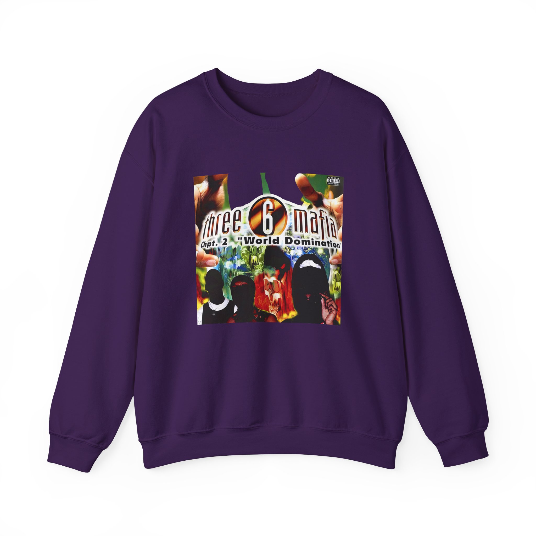 Three 6 Mafia Cover WD Unisex Heavy Blendâ„¢ Crewneck Sweatshirt