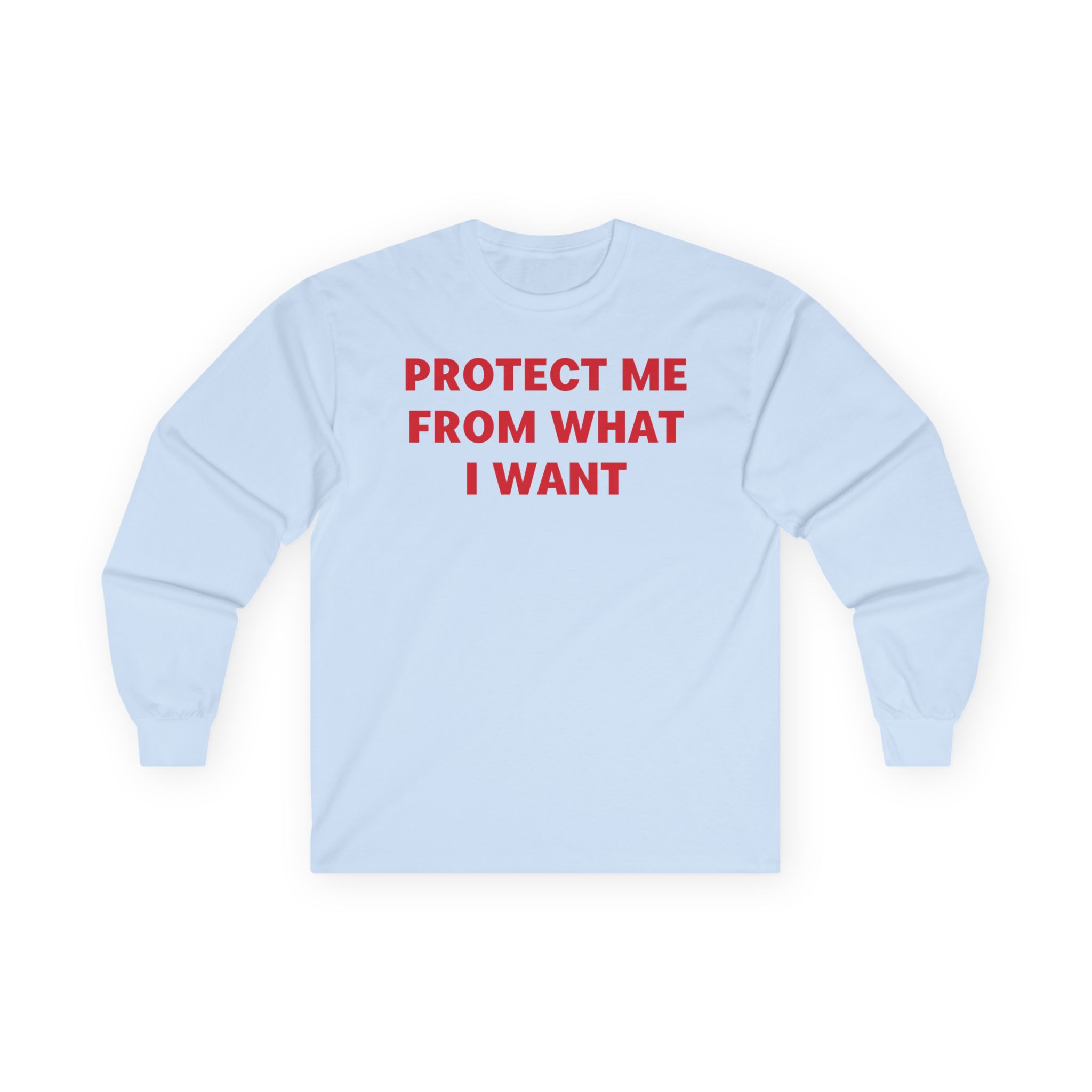 Jenny Holzer Protect Me From What I Want Unisex Ultra Cotton Long Sleeve Tee