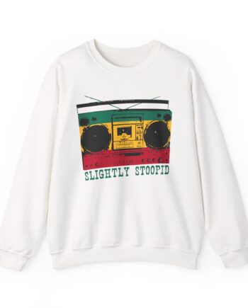 Slightly Stoopid Ghetto Blaster Raglan Unisex Heavy Blend™ Crewneck Sweatshirt