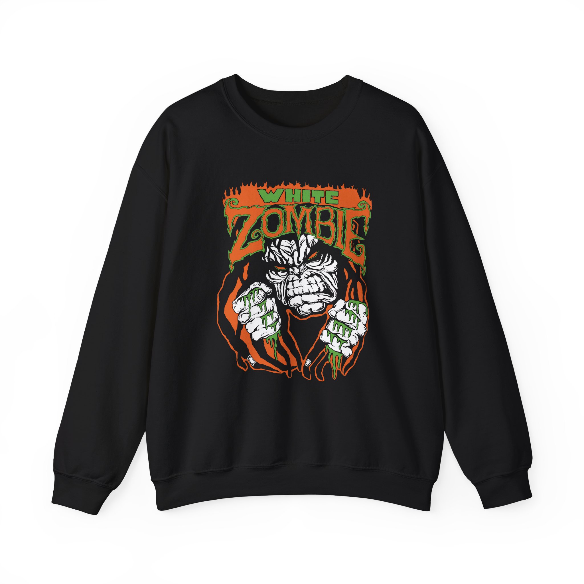 White Zombie Monster Lugosi Unisex Heavy Blendâ„¢ Crewneck Sweatshirt