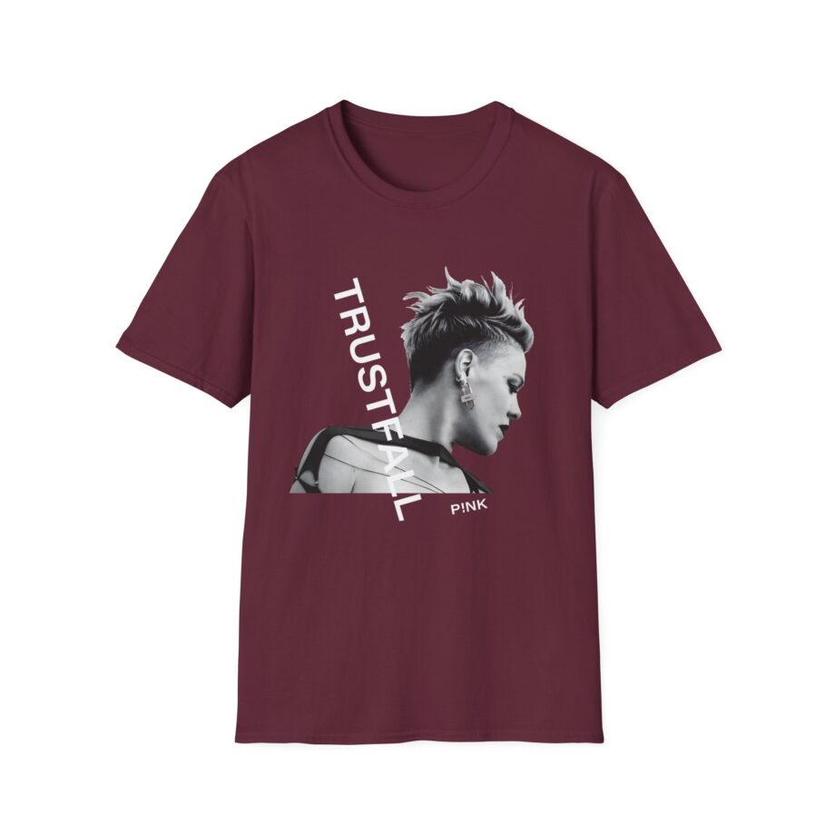 Pink Trustfall Unisex Softstyle T-Shirt