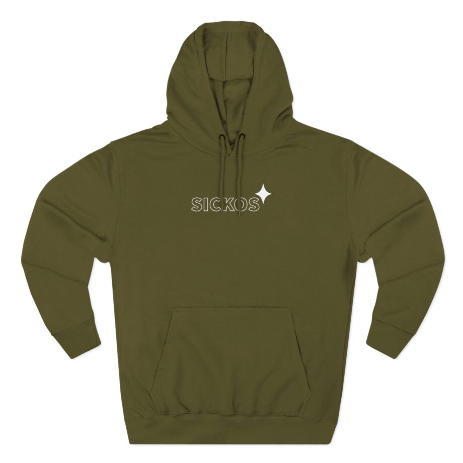 Sickos Three-Panel Fleece Hoodie