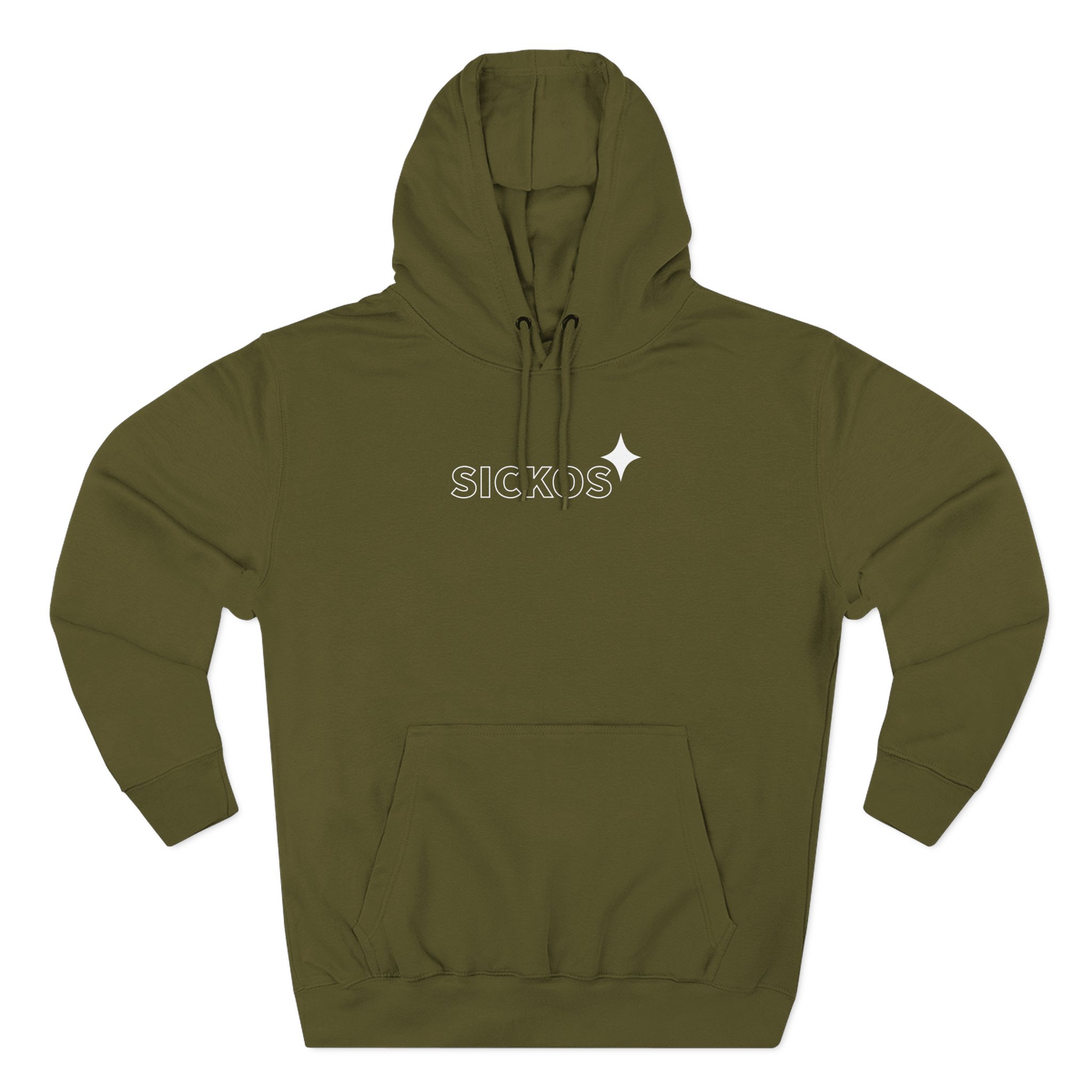 Sickos Three-Panel Fleece Hoodie