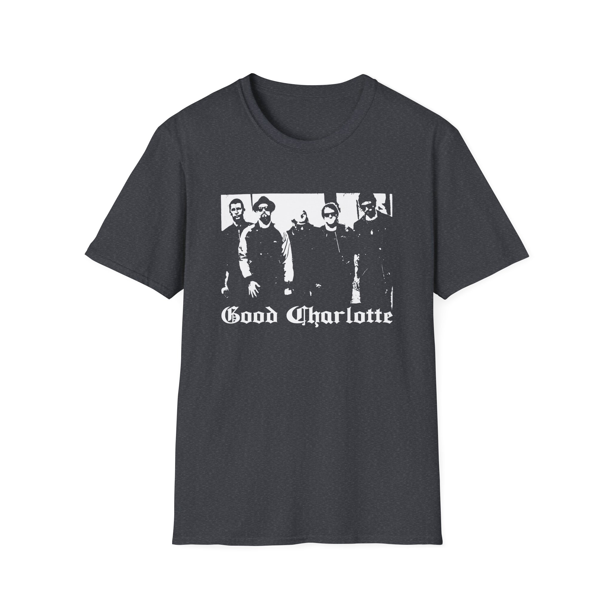 Good Charlotte Band Photo Unisex Softstyle T-Shirt