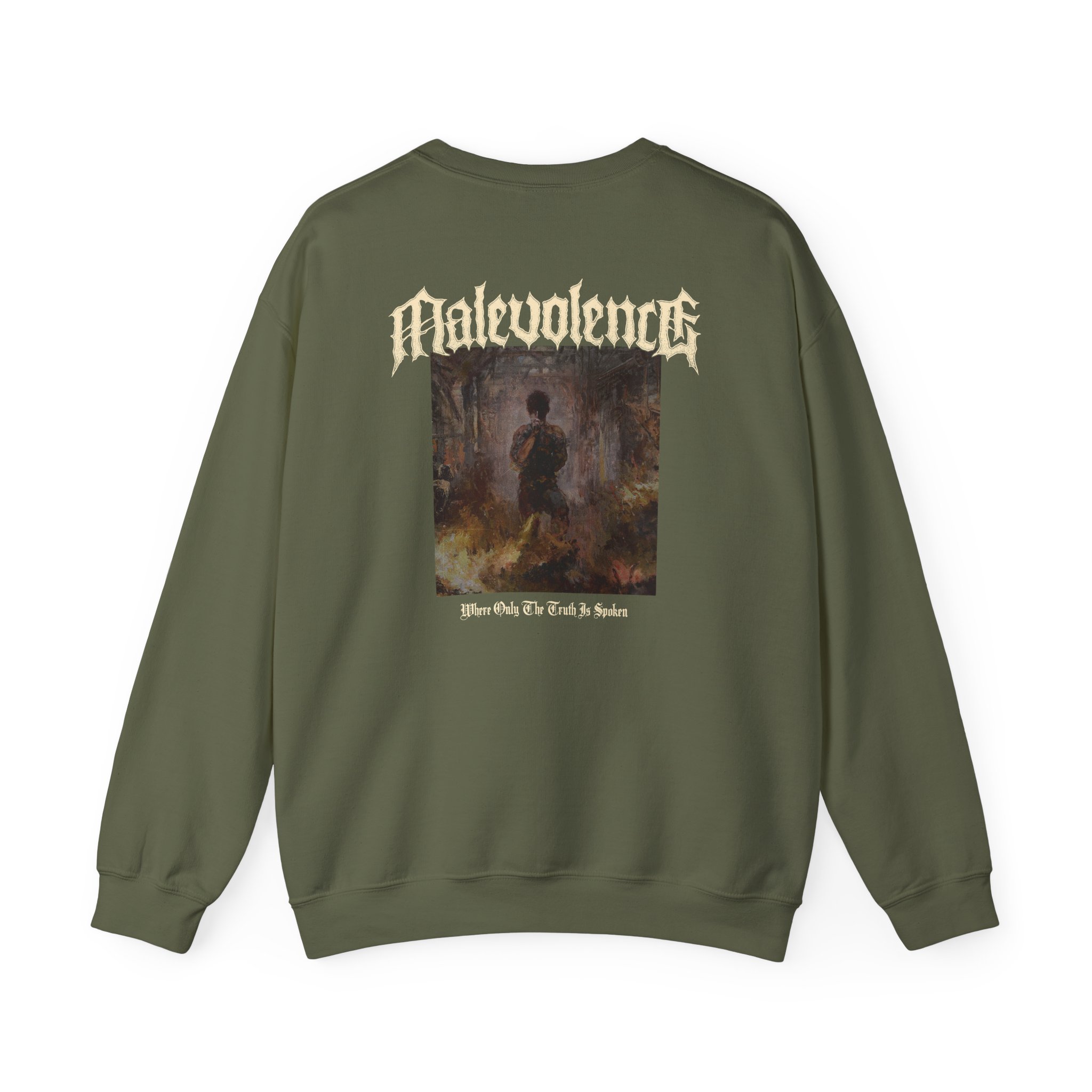 Malevolence Where Only the Truth is Spoken Unisex Heavy Blend Crewneck Sweatshirt