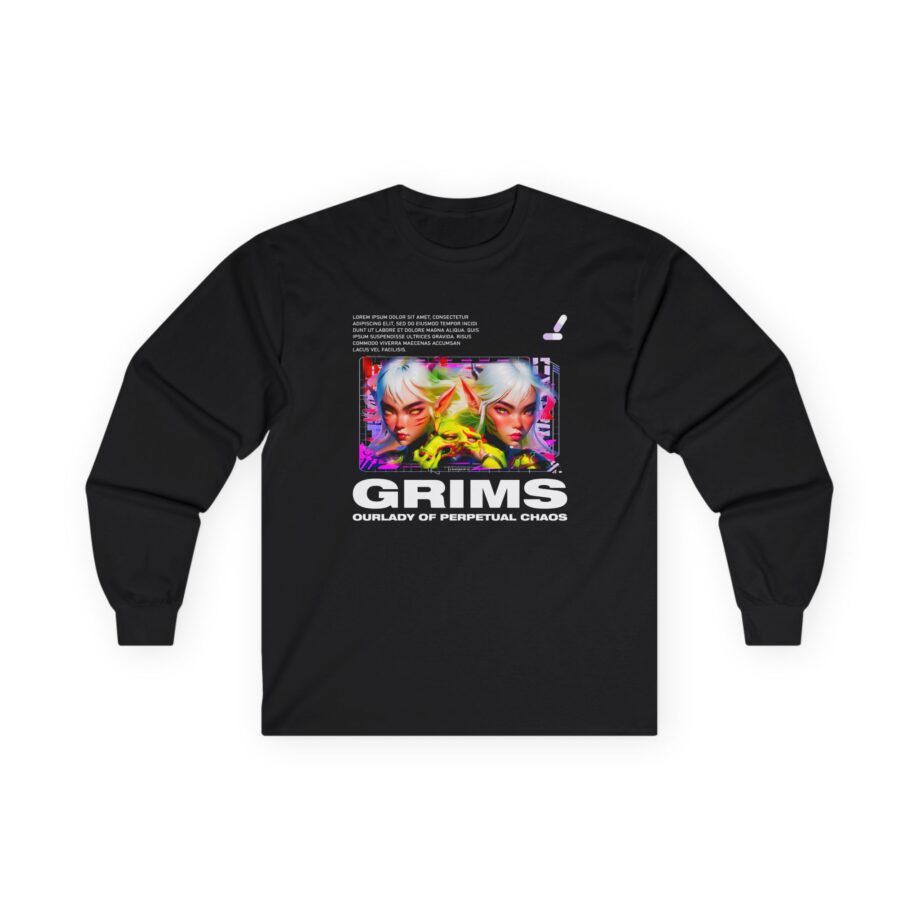 Grimes Our Lady of Perpetual Chaos Unisex Ultra Cotton Long Sleeve Tee