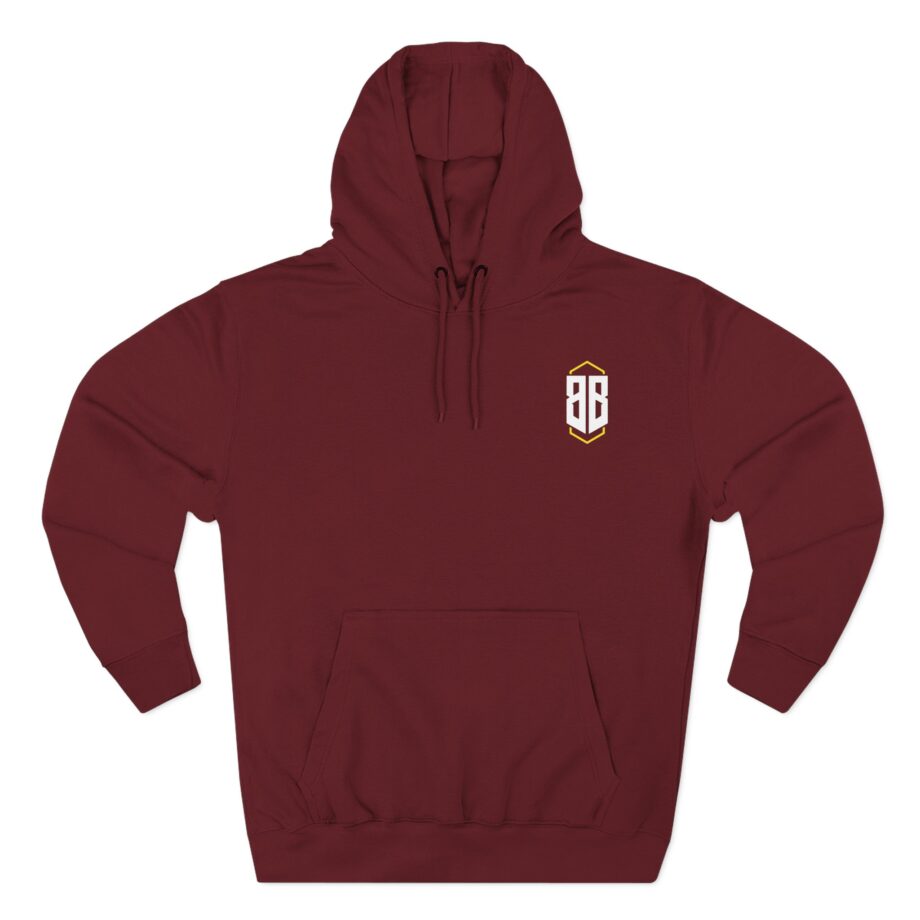 Poofesure Three-Panel Fleece Hoodie