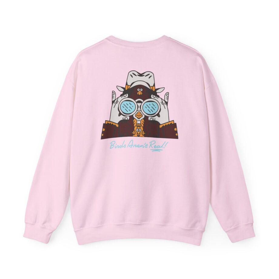 Birds Arent Real Trench Coat Hemp Unisex Heavy Blend™ Crewneck Sweatshirt