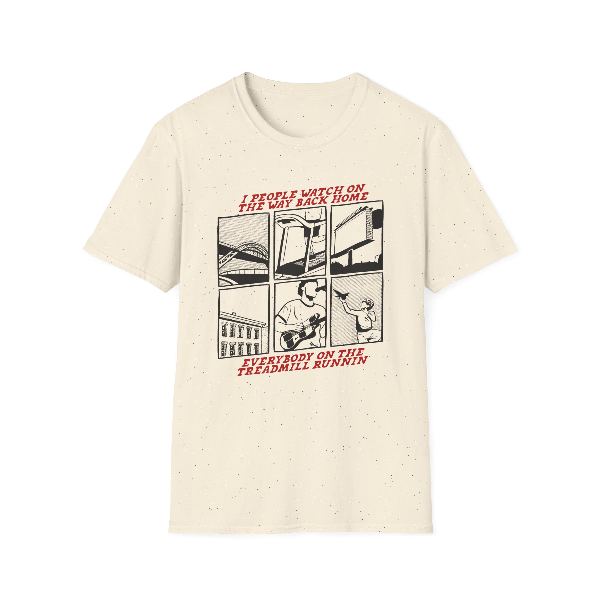 Sam Fender People Watching Unisex Softstyle T-Shirt