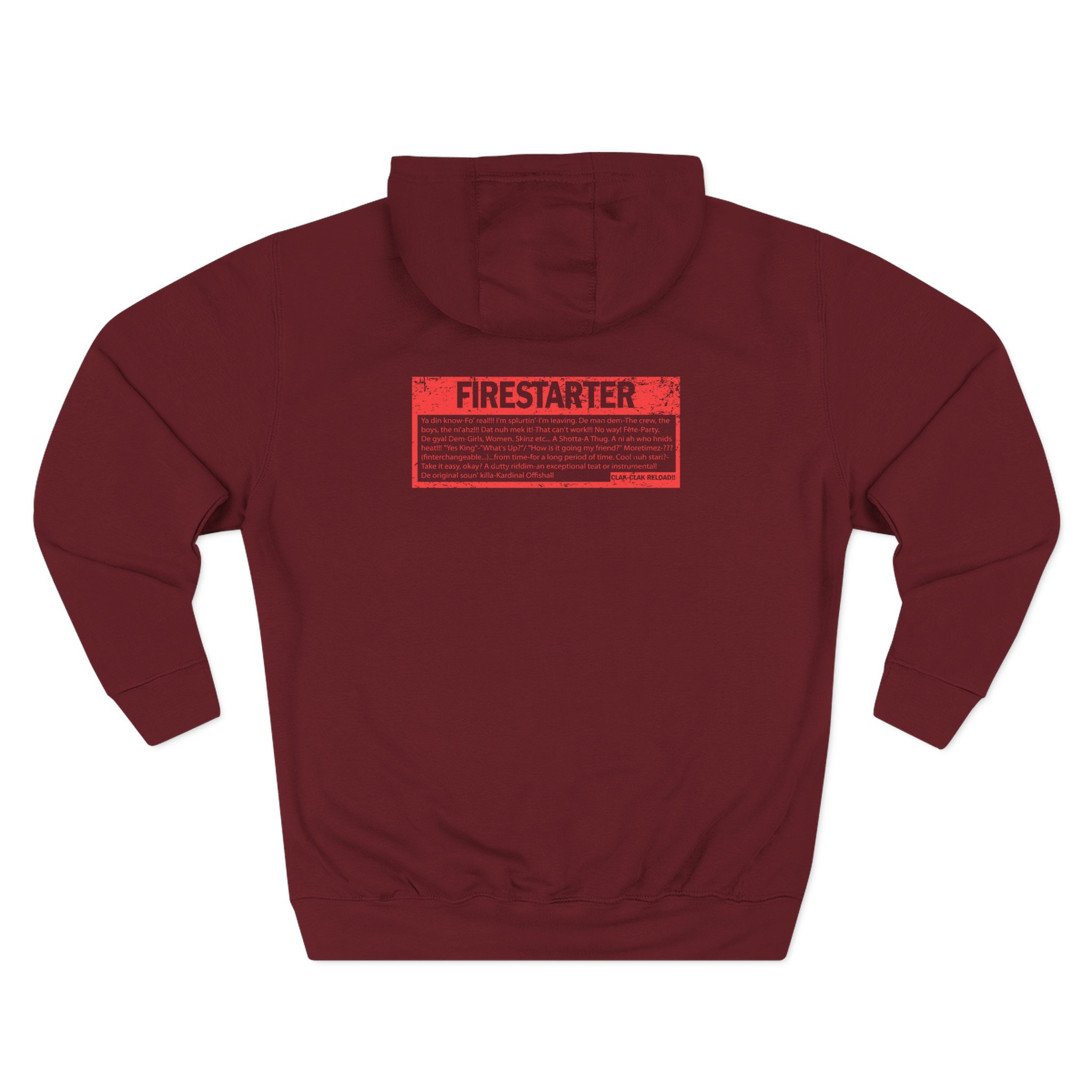 Kardinal Offishall Three-Panel Fleece Hoodie