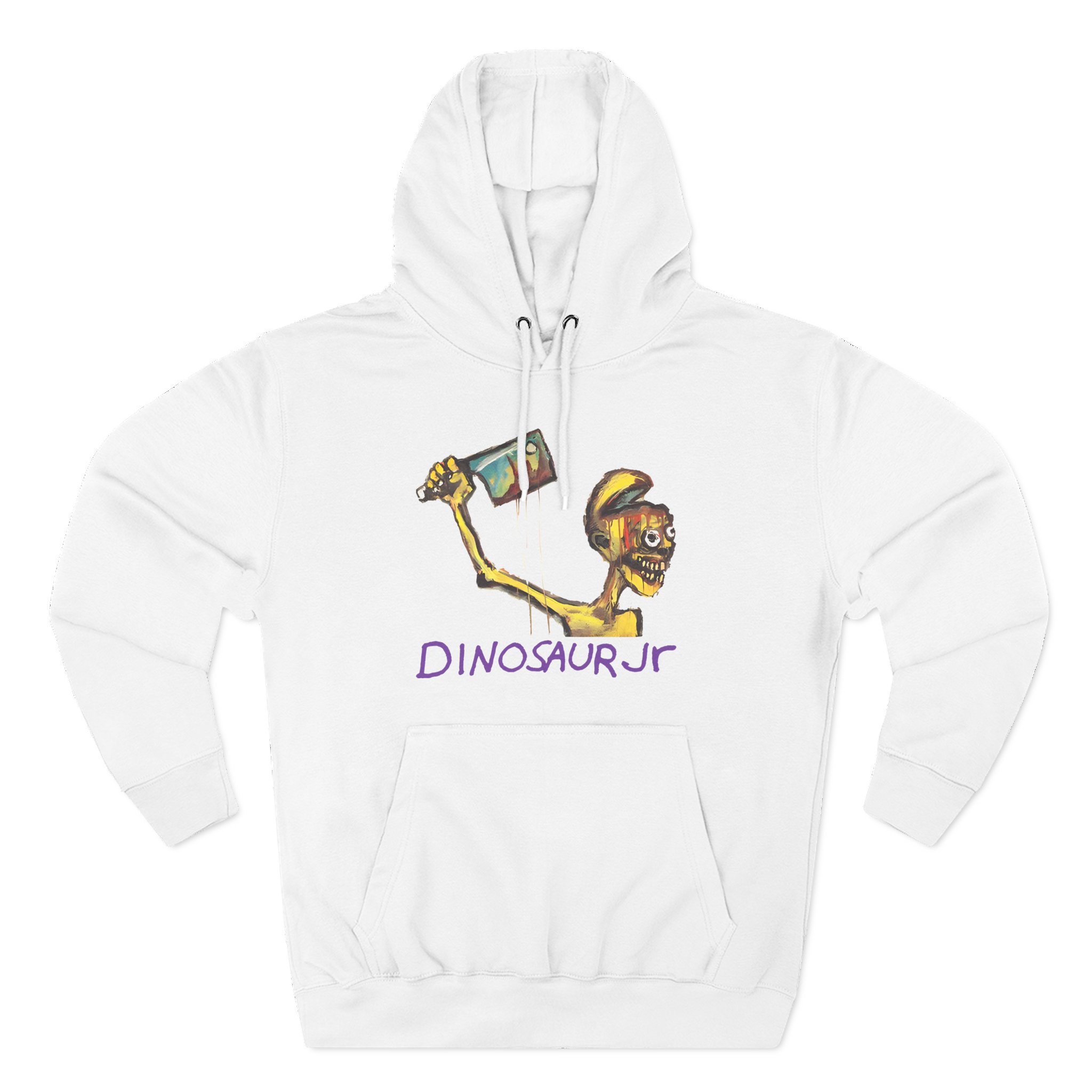 Dinosaur Jr Start Choppin Three-Panel Fleece Hoodie