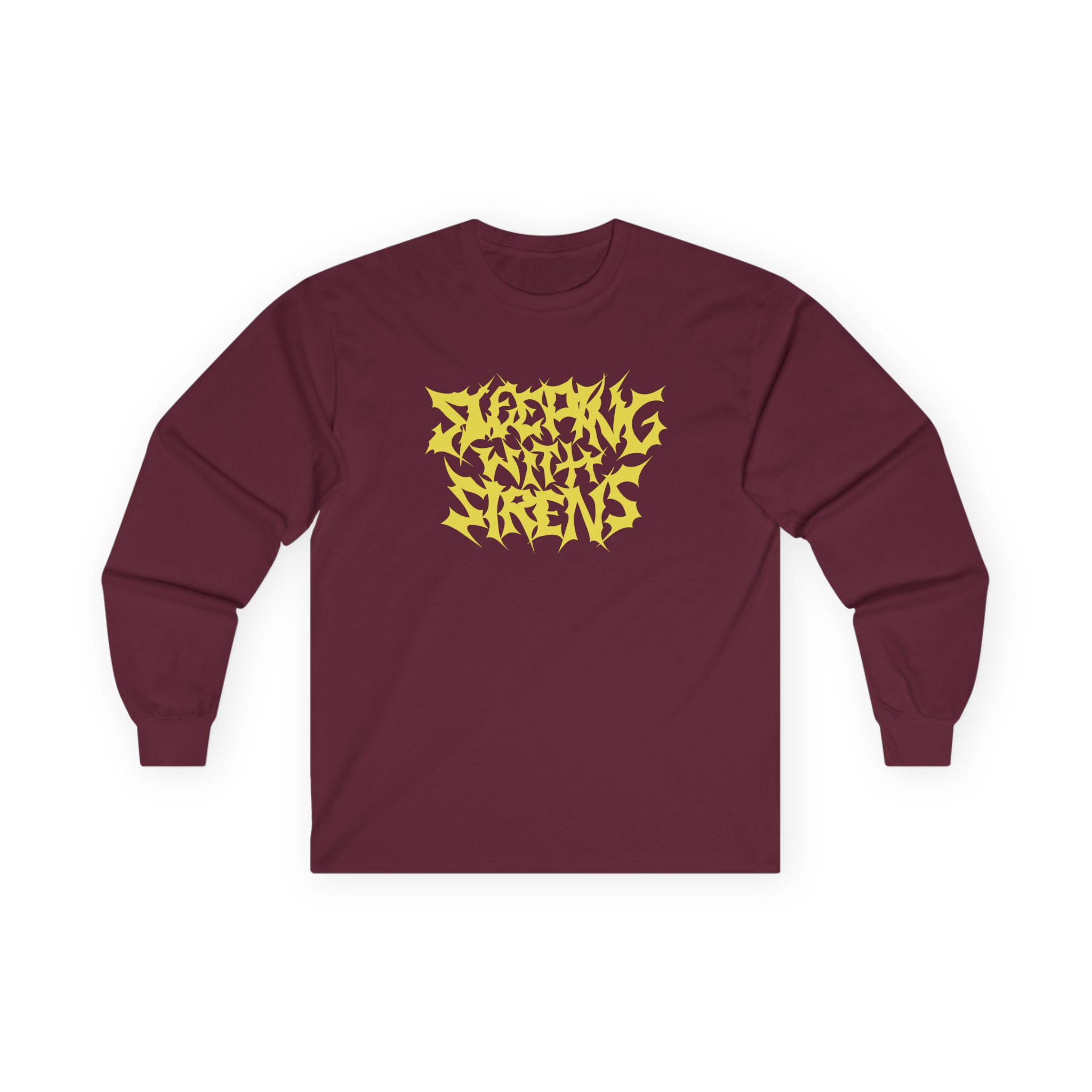 Sleeping With Sirens Metal Logo Unisex Ultra Cotton Long Sleeve Tee