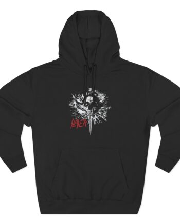 Slayer Death Dagger Three-Panel Fleece Hoodie