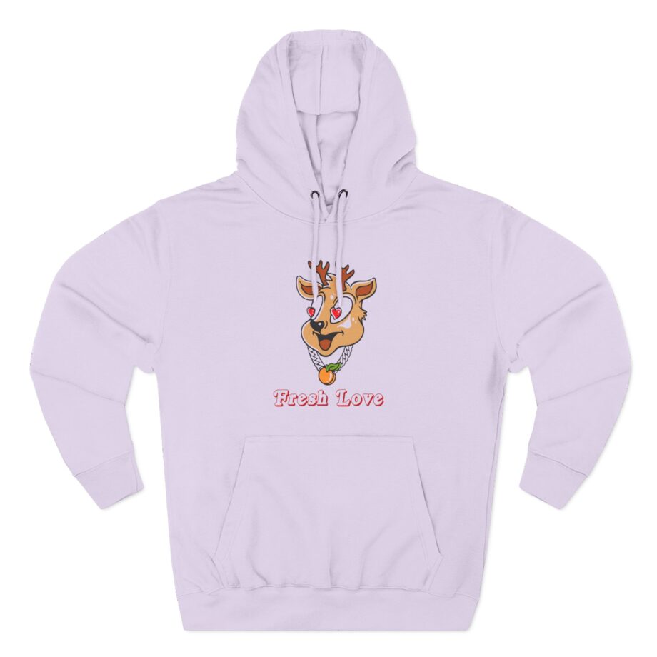 Fresh Love Dough in Love Three-Panel Fleece Hoodie