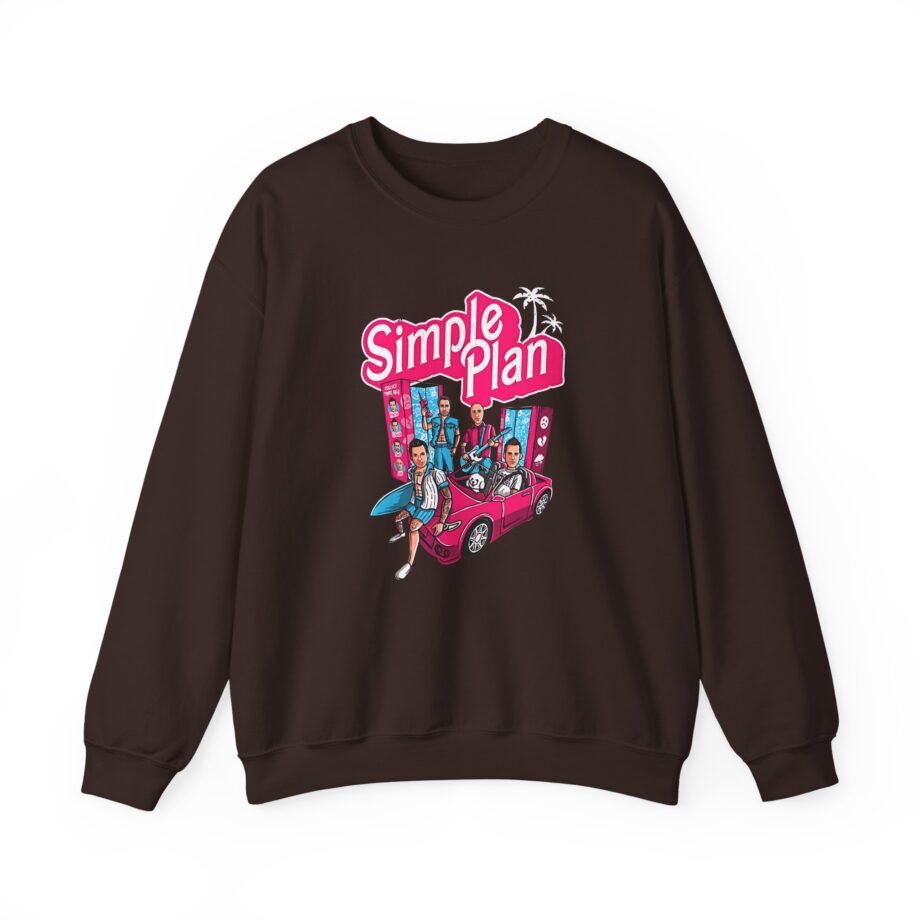 Simple Plan Dolls and Car Unisex Heavy Blend™ Crewneck Sweatshirt