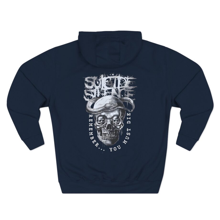 Suicide Silence Rymd Snake Skull Three-Panel Fleece Hoodie