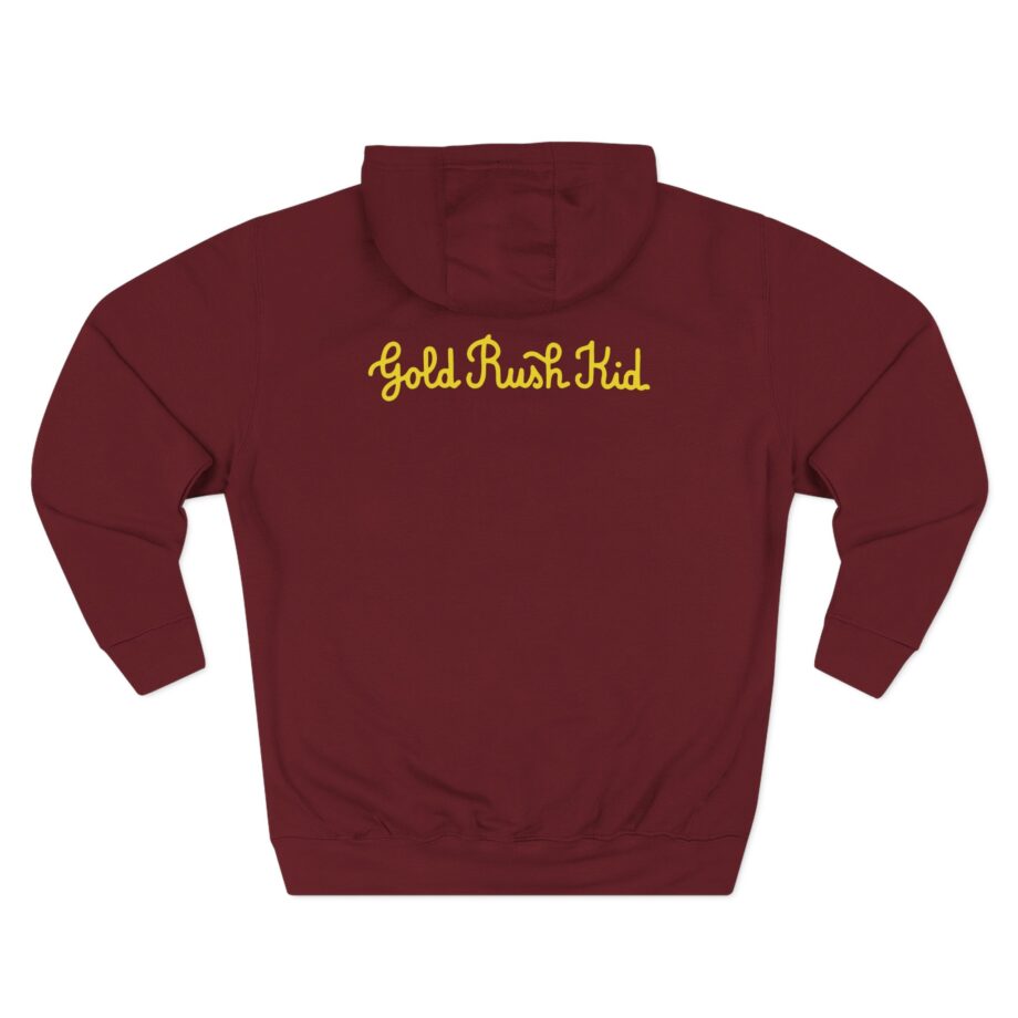 George Ezra Leaning Gold Rush Kid Three-Panel Fleece Hoodie