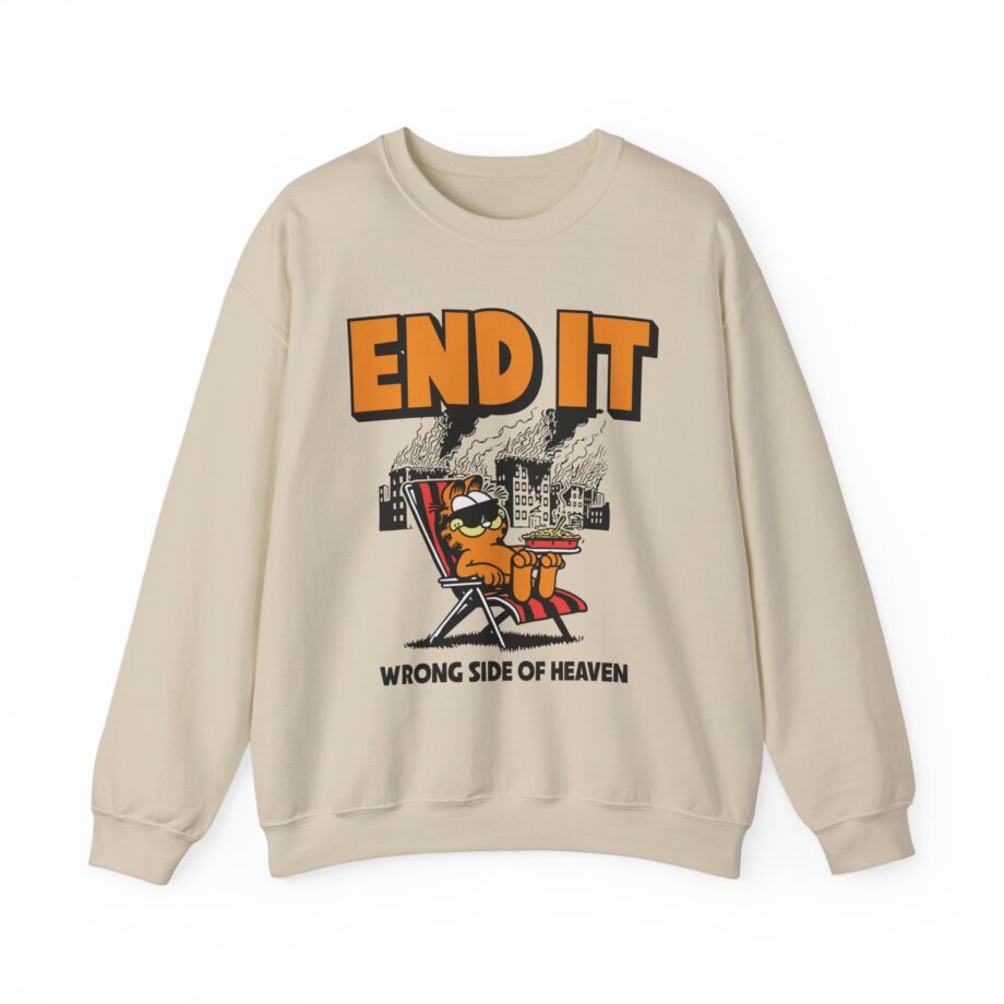 End It Garfield Unisex Heavy Blend™ Crewneck Sweatshirt