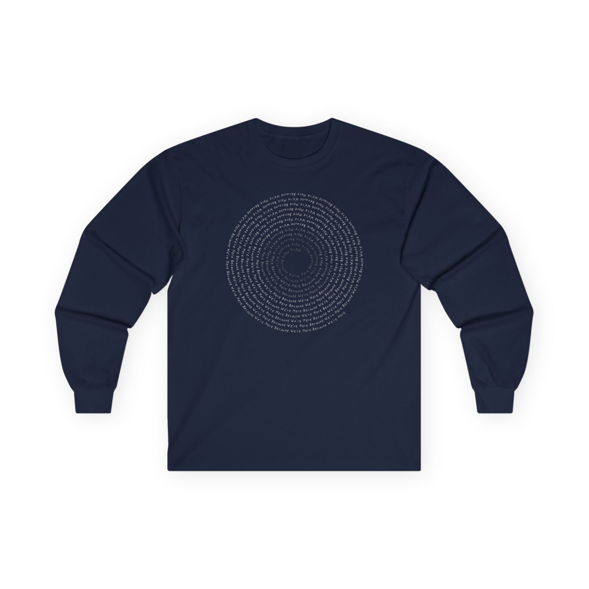 Drawfee We're Here Spiral Unisex Ultra Cotton Long Sleeve Tee