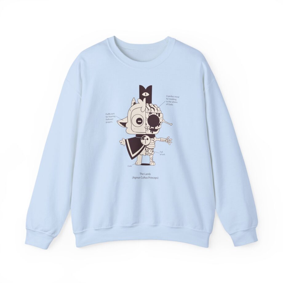 Cult of the Lamb Anatomy of the Lamb Unisex Heavy Blend™ Crewneck Sweatshirt