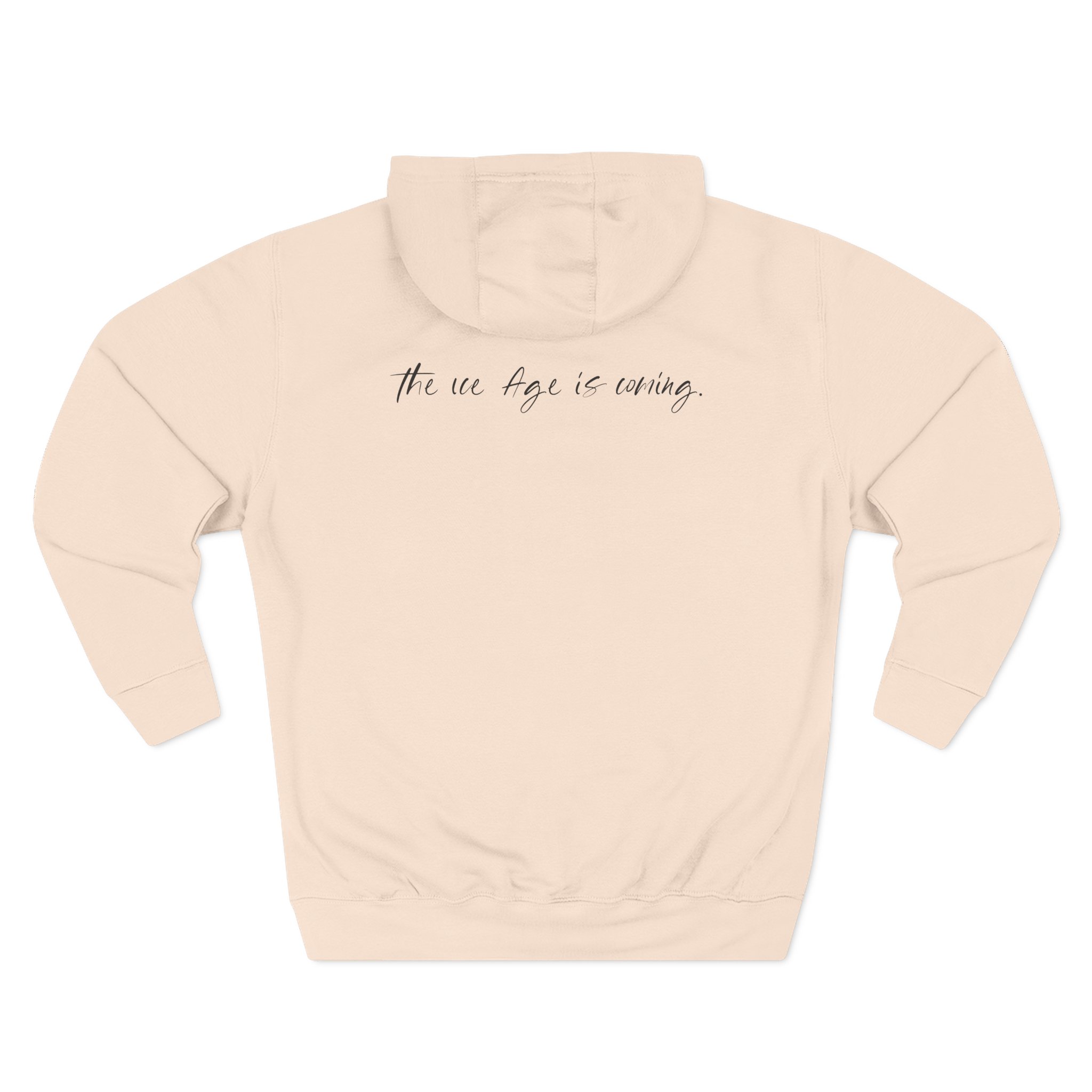 American Nightmare "the Ice Age is Coming" Three-Panel Fleece Hoodie