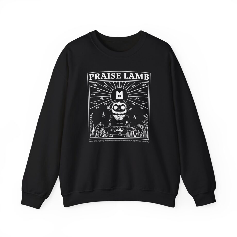 Cult of the Lamb Praise Lamb Unisex Heavy Blend™ Crewneck Sweatshirt