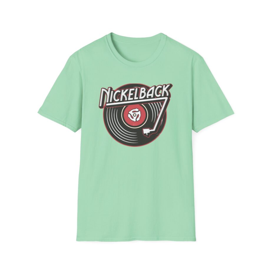 Nickelback Record Natural Ringer Unisex Softstyle T-Shirt