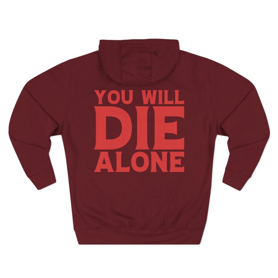Suicide Silence You Will Die Alone Three-Panel Fleece Hoodie