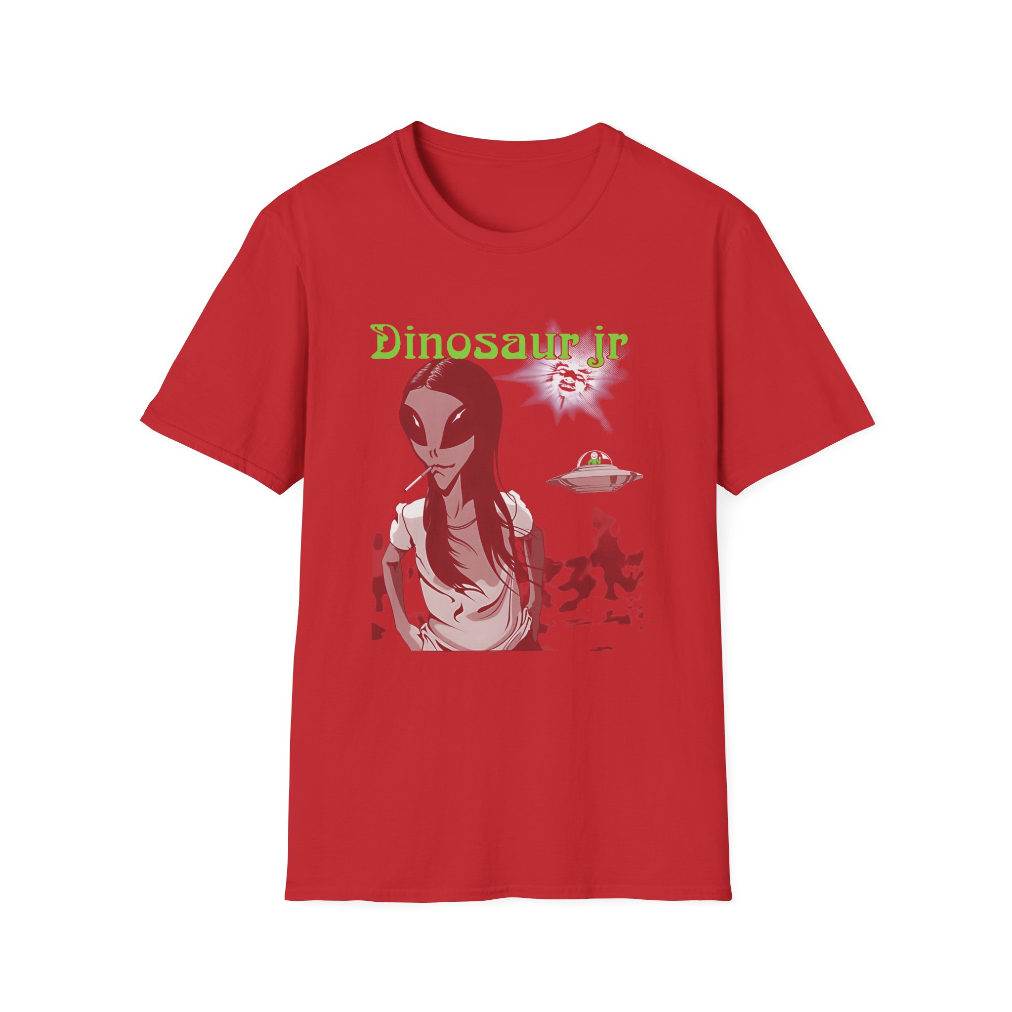 Dinosaur Jr Alien Unisex Softstyle T-Shirt