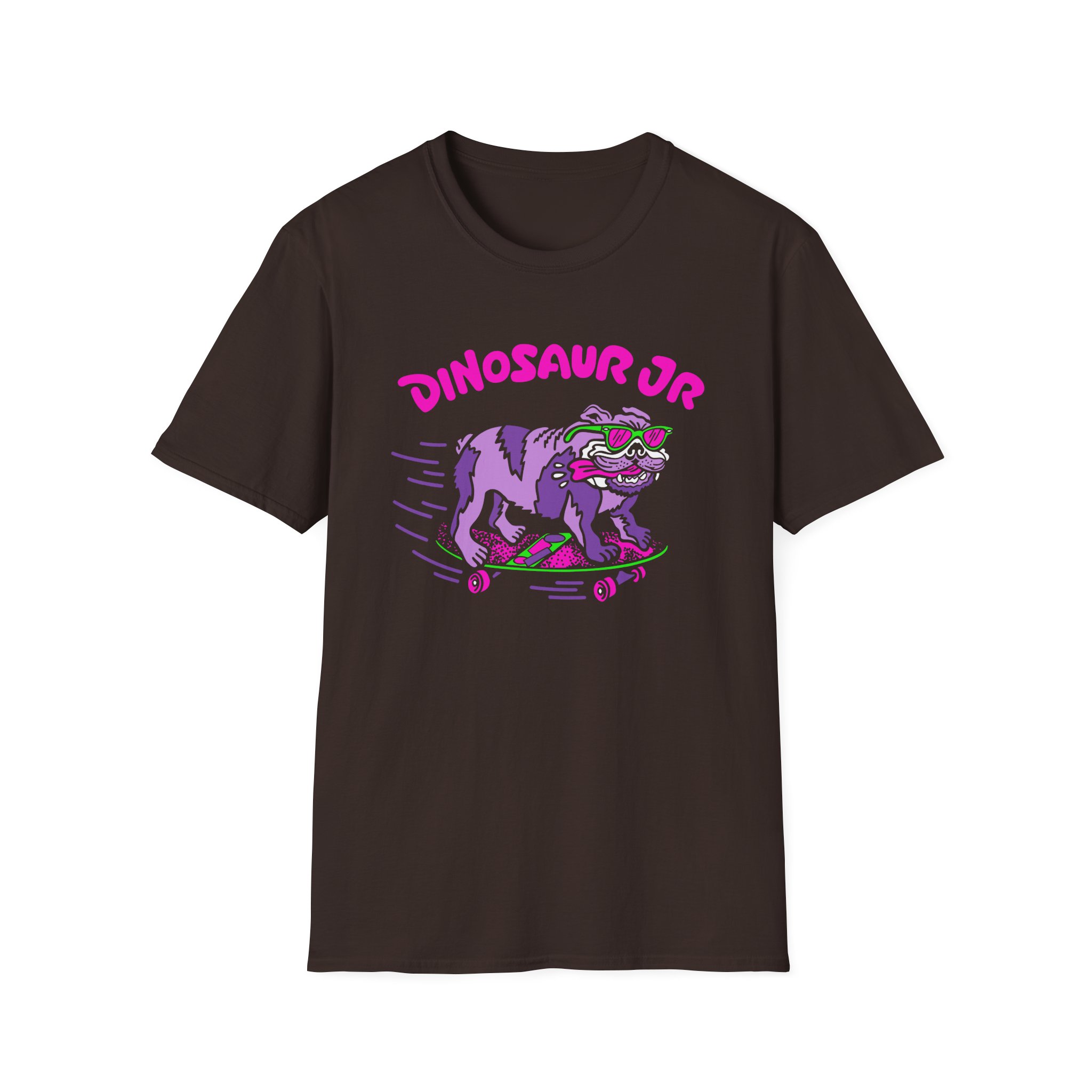Dinosaur Jr Skateboard Bulldog Unisex Softstyle T-Shirt