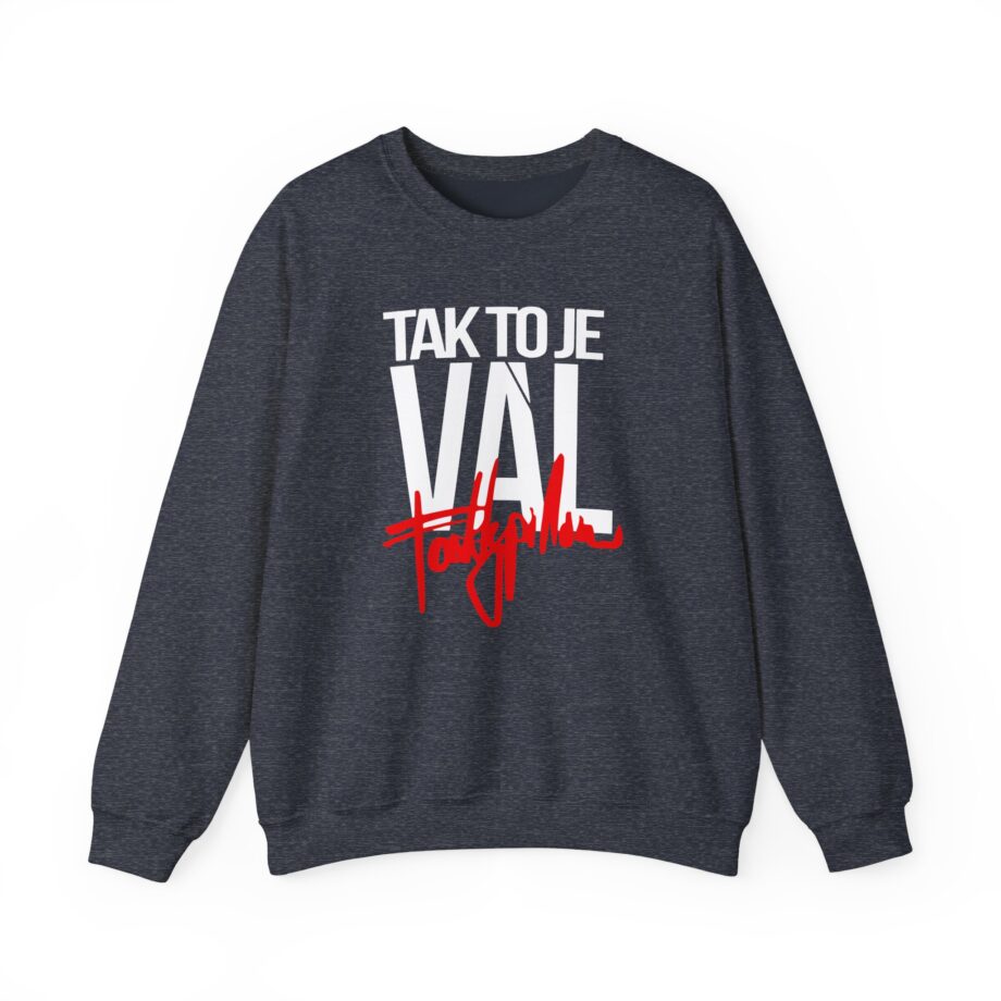 Fattypillow Tak to Je Val Unisex Heavy Blend™ Crewneck Sweatshirt
