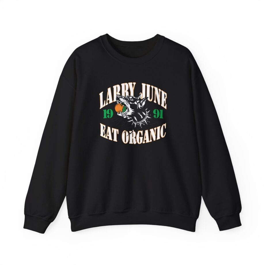 Larry June Eat Organic Unisex Heavy Blend™ Crewneck Sweatshirt