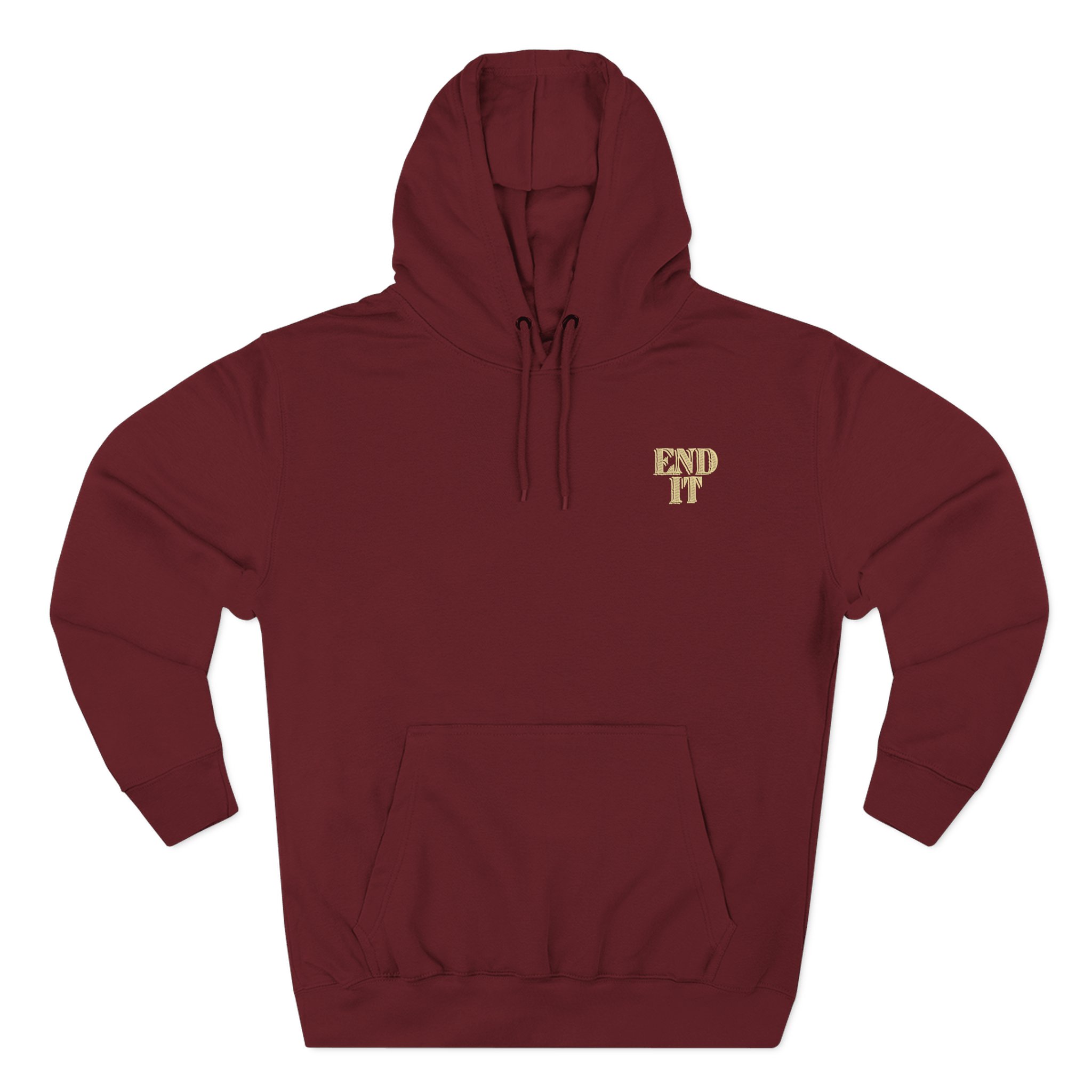 End It Spade Reaper Three-Panel Fleece Hoodie