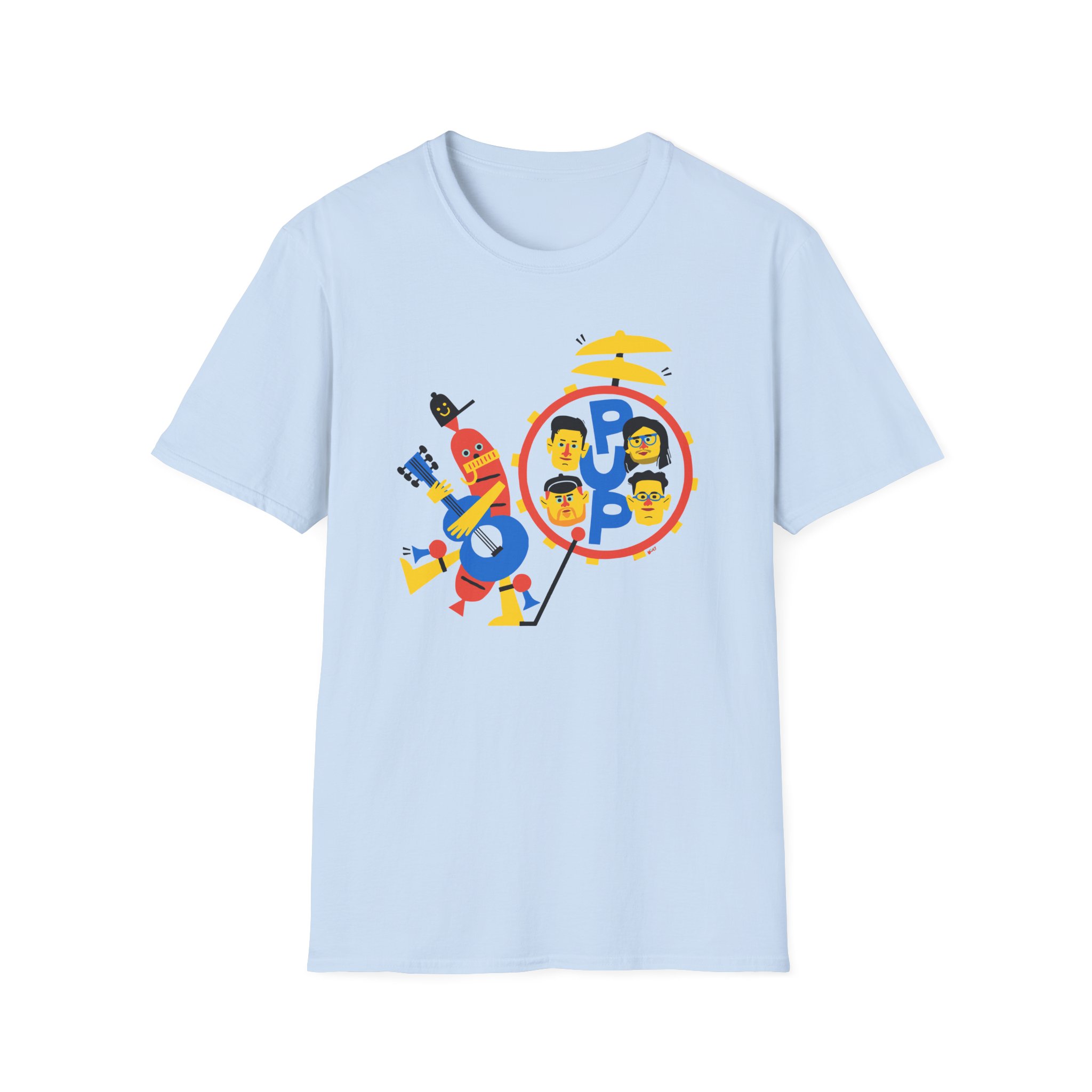 Pup Band of Wiener Unisex Softstyle T-Shirt