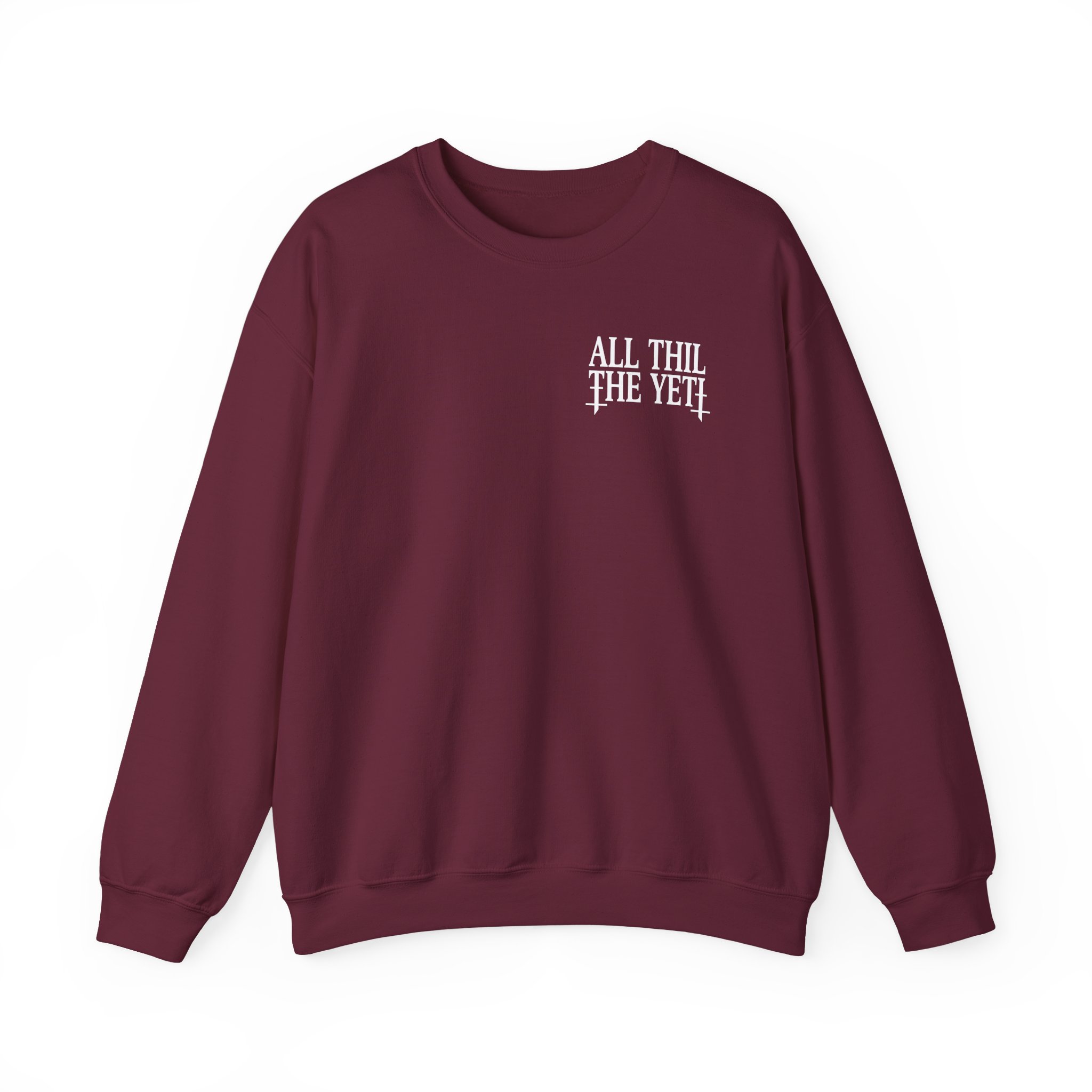 All Hail the Yeti Logo Unisex Heavy Blendâ„¢ Crewneck Sweatshirt