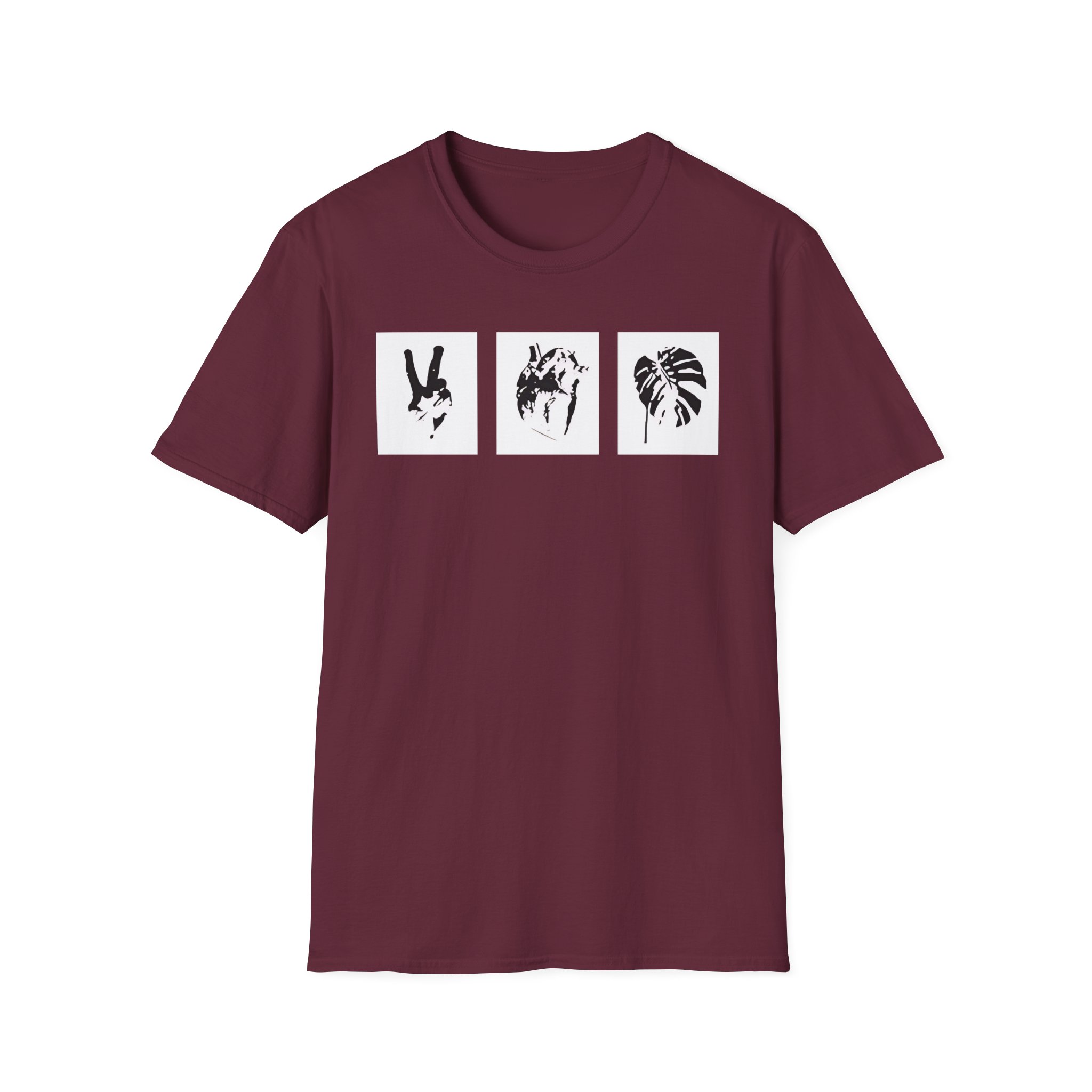 Mumbo Jumbo Peace, Love and Heavy Metal Unisex Softstyle T-Shirt