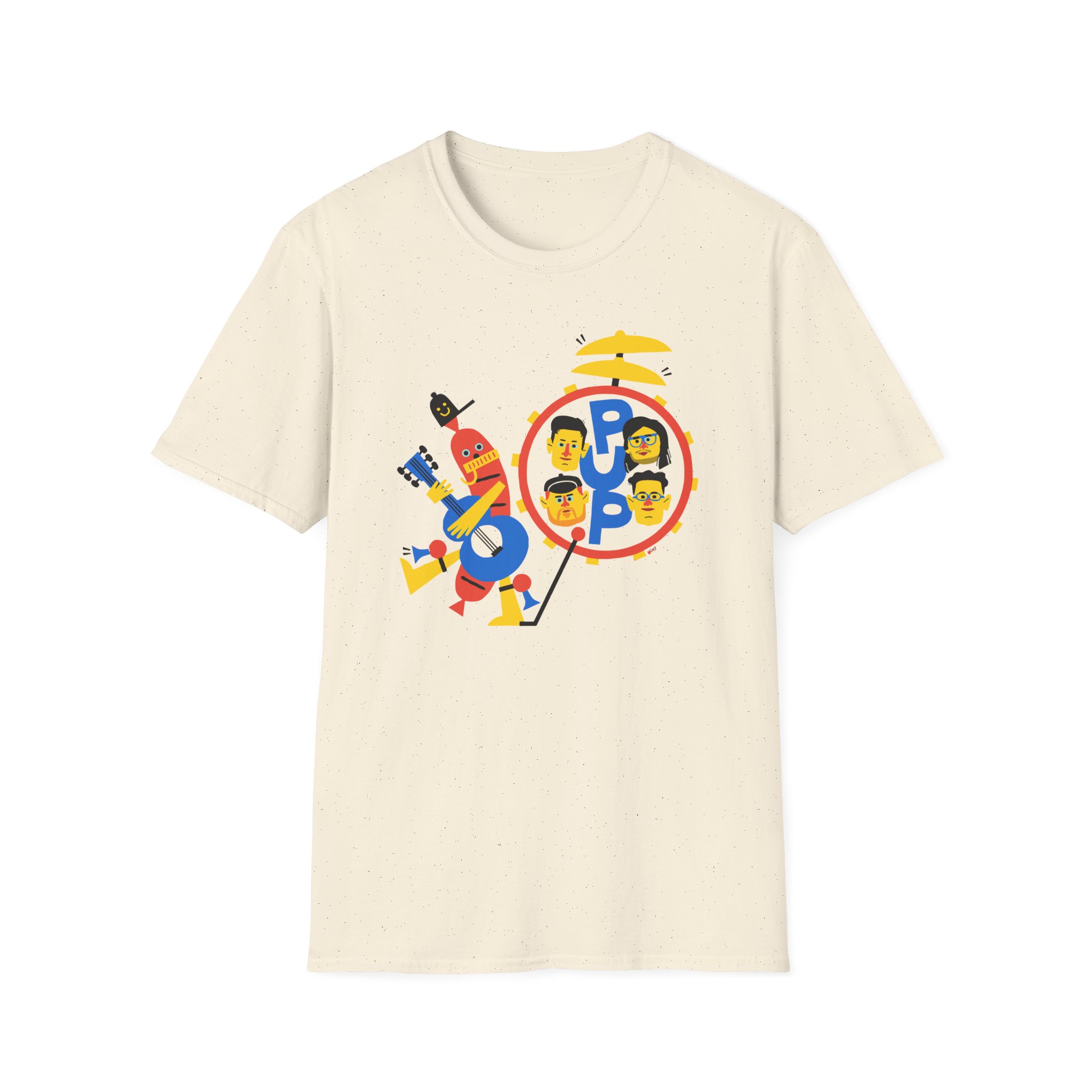 Pup Band of Wiener Unisex Softstyle T-Shirt