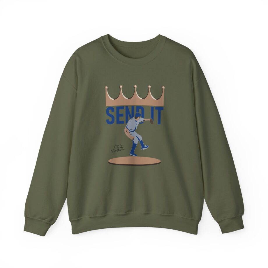 Trevor Bauer Send It Unisex Heavy Blend™ Crewneck Sweatshirt