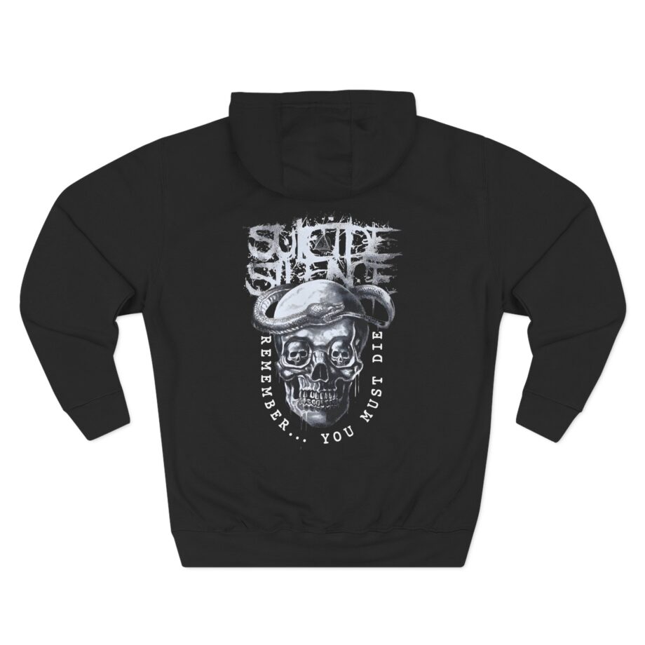 Suicide Silence Rymd Snake Skull Three-Panel Fleece Hoodie
