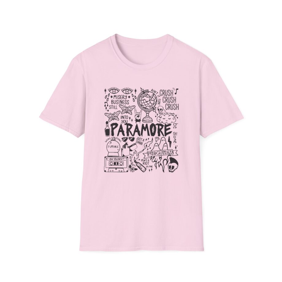 Hayley Willians Camiseta Paramore Emo Rock Unisex Softstyle T-Shirt
