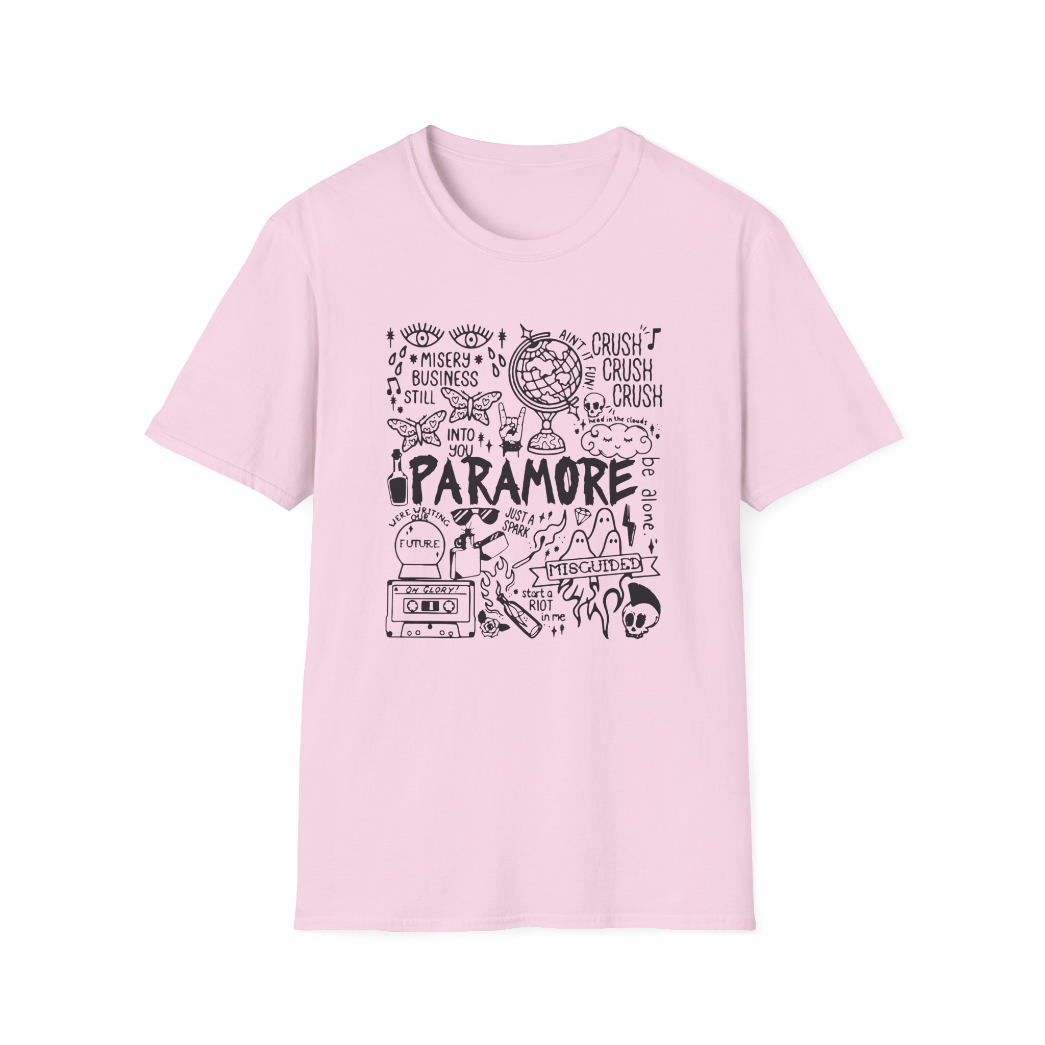 Hayley Willians Camiseta Paramore Emo Rock Unisex Softstyle T-Shirt