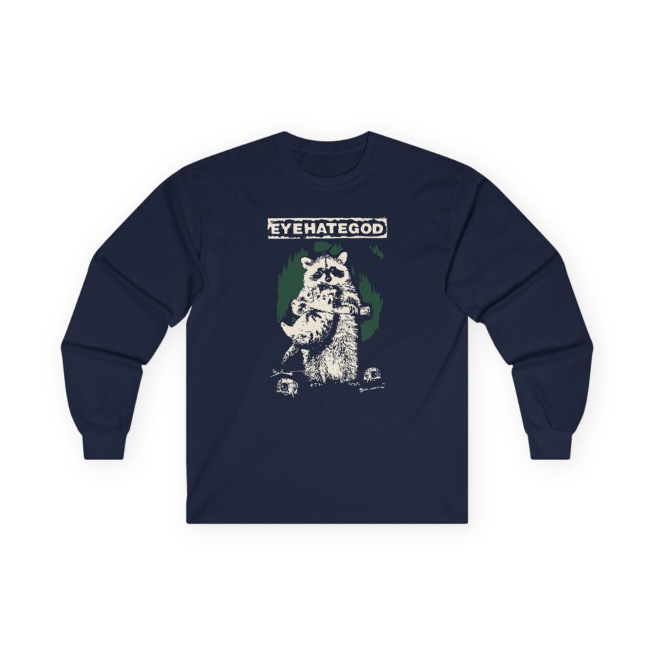 Eyehategod Southern Nihilism Racoon Unisex Ultra Cotton Long Sleeve Tee