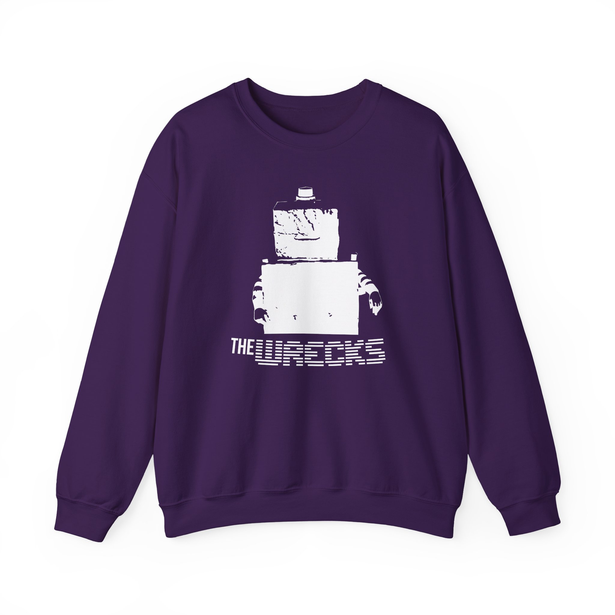 The Wrecks Robot Unisex Heavy Blendâ„¢ Crewneck Sweatshirt