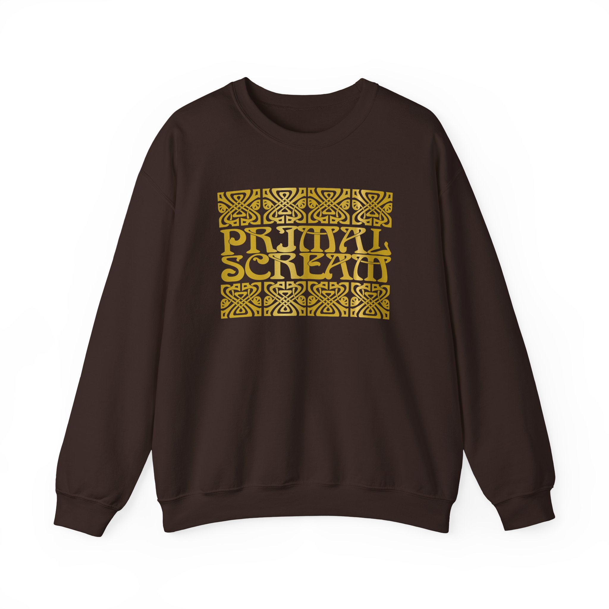 Primal Scream Black & Gold Deco Unisex Heavy Blendâ„¢ Crewneck Sweatshirt