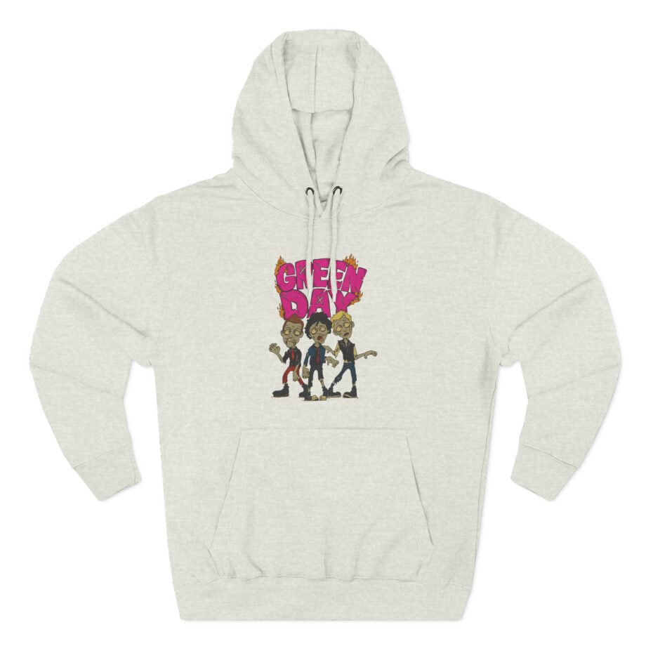 Green Day Walking Green Day Zombie Three-Panel Fleece Hoodie