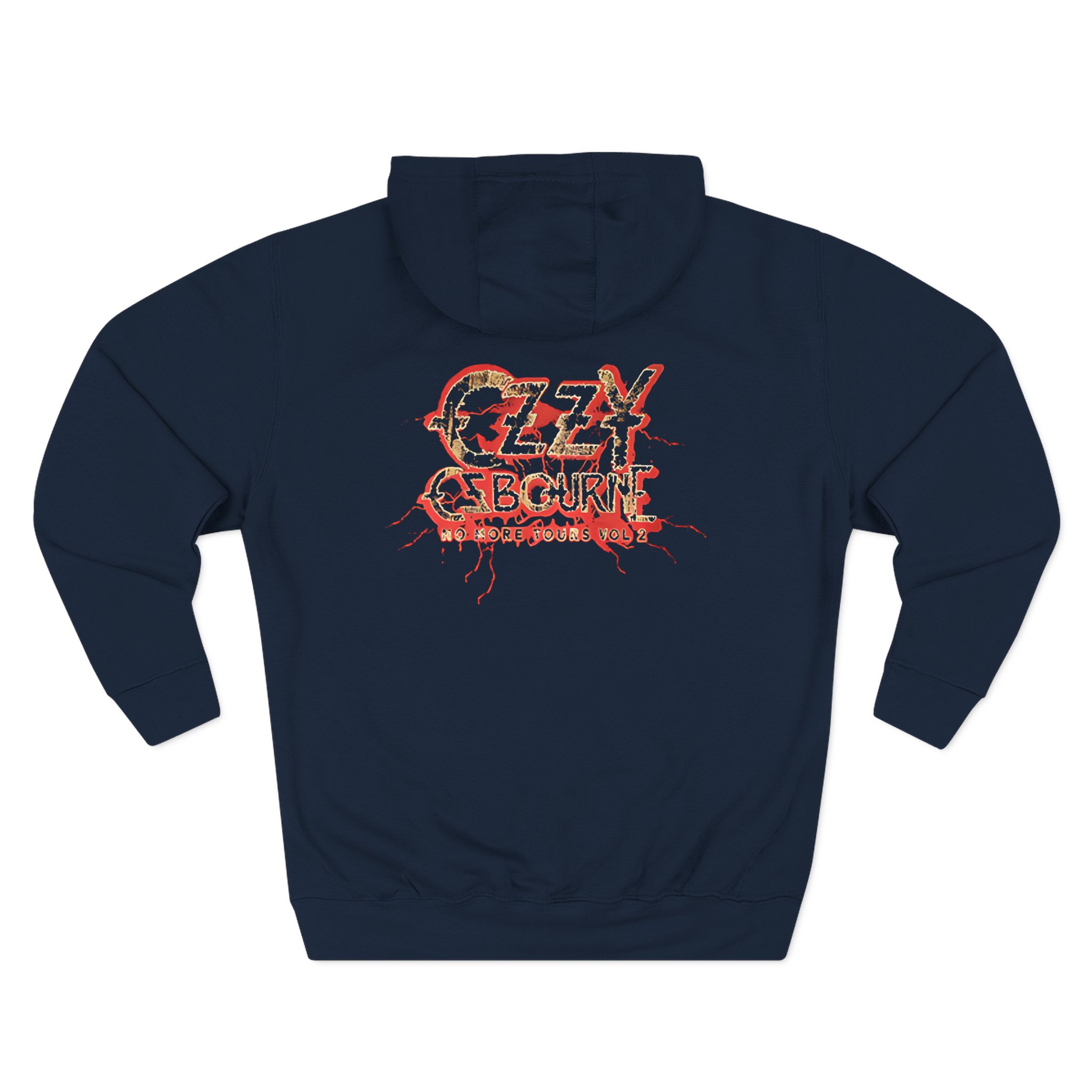 Ozzy Osbourne Red Lightning Tourback Three-Panel Fleece Hoodie